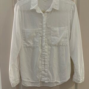 Classic White Button-Up Shirt